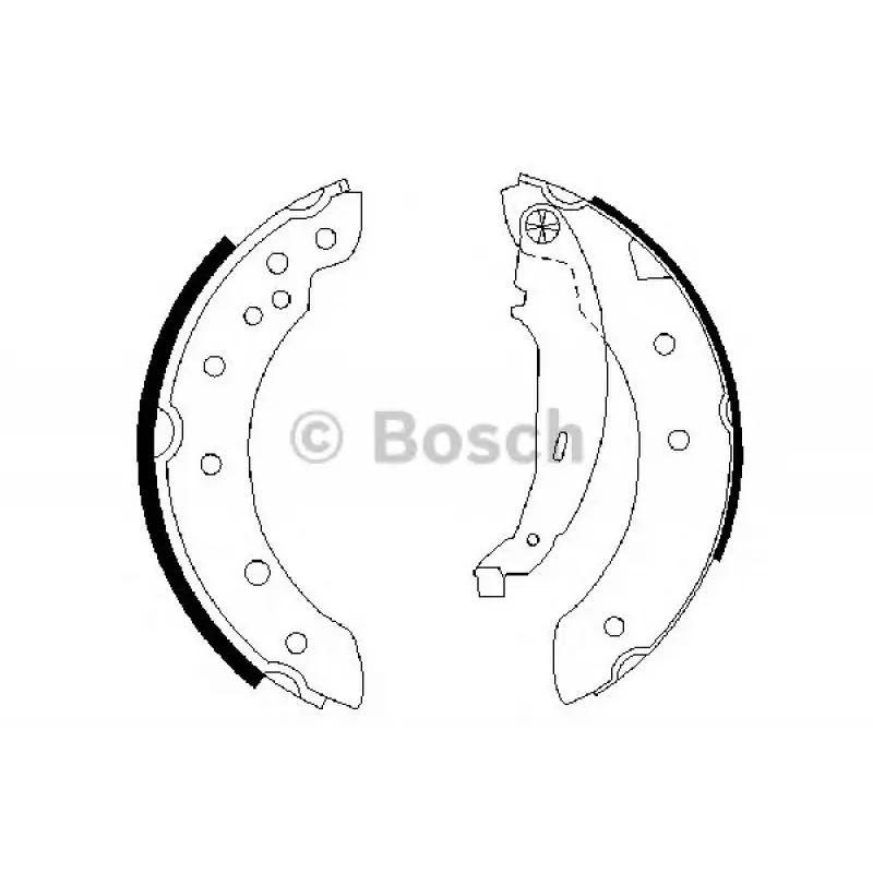 Колодки гальмівні (задні) Peugeot 106/206/306/Renault Clio/Laguna 93- (барабанні) (203.2x38)