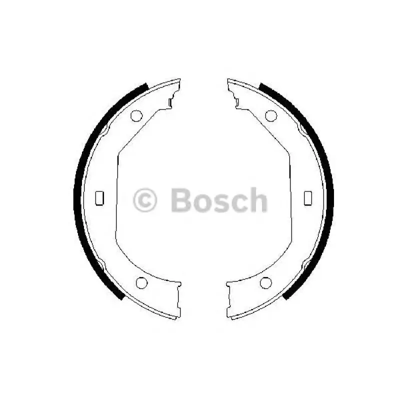 Колодки ручника BMW 1 (E81/E82/E88)/3 (E46/E90/E91)/5 (E39) 95-13 (185x20)