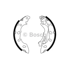 Колодки гальмівні (задні) Fiat Panda/Ford Ka 1.1-1.4 10- (барабанні) (180x30)