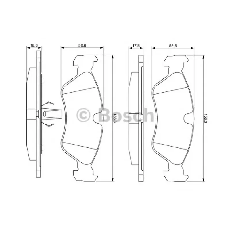 Колодки гальмівні (передні) Opel Astra F 91-98/Kadett E 87-93/Vectra A/B 88-03