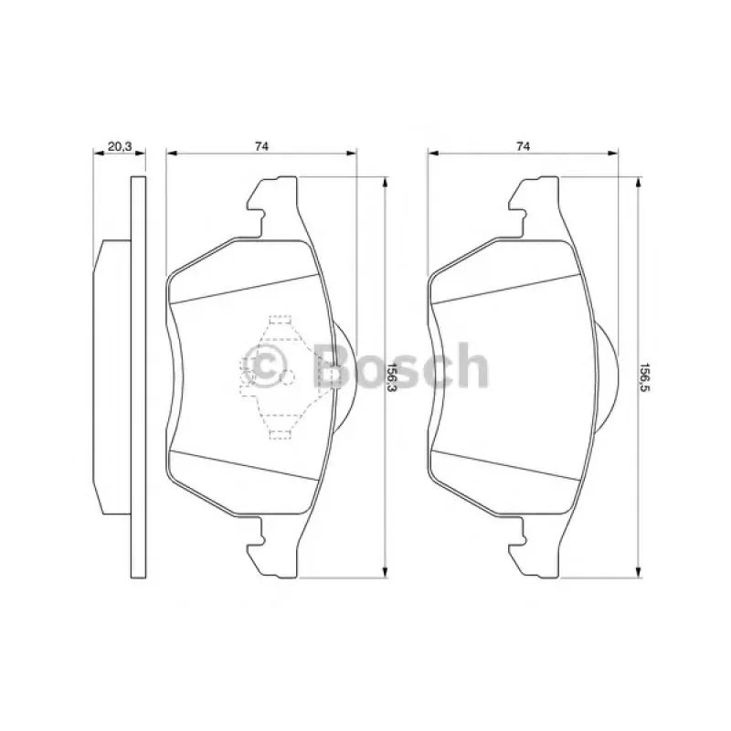 Колодки гальмівні (передні) Ford Galaxy 95-15/Seat Alhambra 96-10/VW Sharan 95-10