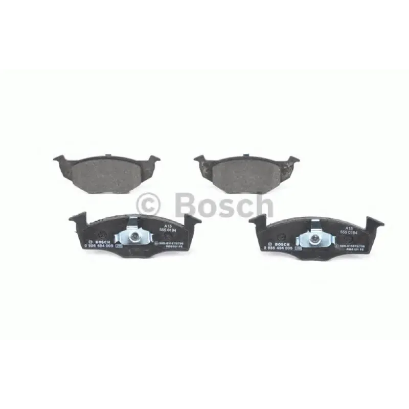 Колодки гальмівні (передні) Seat Arosa 97-04/Skoda Fabia 99-14/Roomster 07-15/VW Polo 94-09