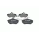 Колодки гальмівні (передні) Seat Cordoba/Ibiza/VW Caddy/Golf/Polo 91-04/Passat B3/B4 88-97