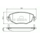 Колодки гальмівні (передні) Ford Mondeo III 00-07/Jaguar X-Type 01-09