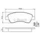 Комплект гальмівних колодок (передніх) Citroen C2/C4 04-/C3 09-/Berlingo/Peugeot 206/307 96-/207 06-/208 12-