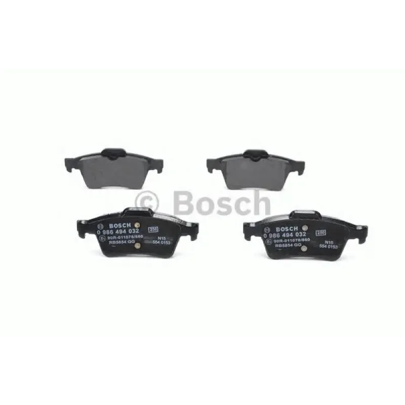 Комплект гальмівних колодок (задніх) Ford Connect 02- 