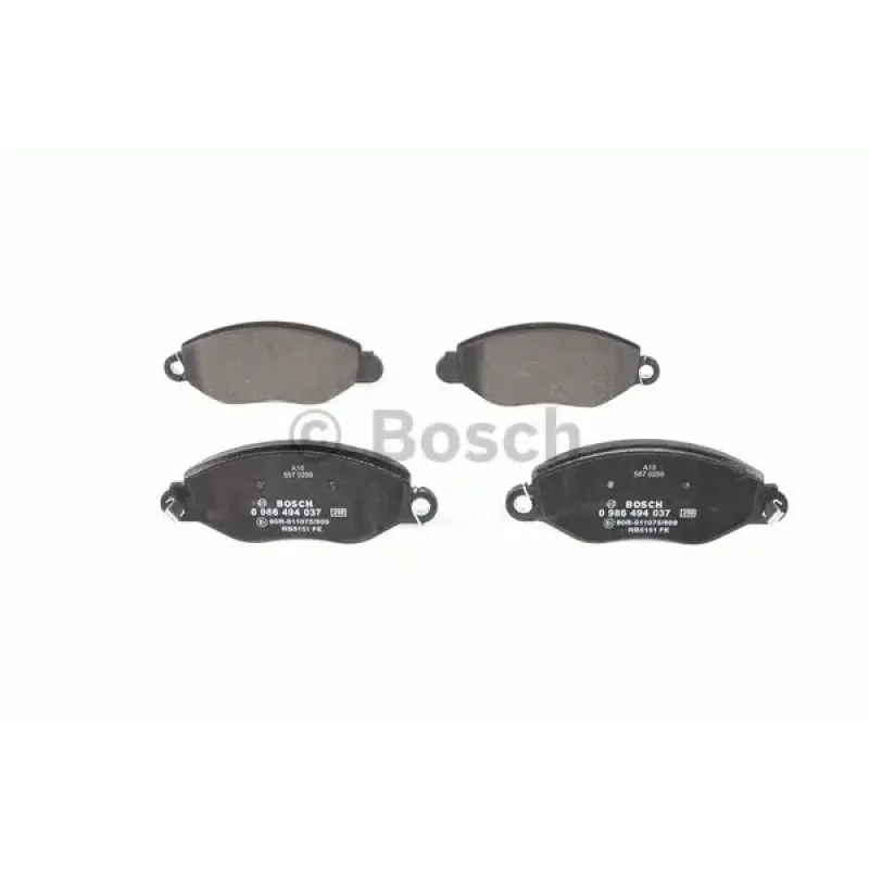 Колодки гальмівні (передні) Ford Transit 2.0-2.4 00- (FWD) (Bosch)
