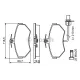 Колодки гальмівні (передні) Audi A4 94-08/Seat Exeo 08-13/VW Passat B5 96-00 (+датчики)