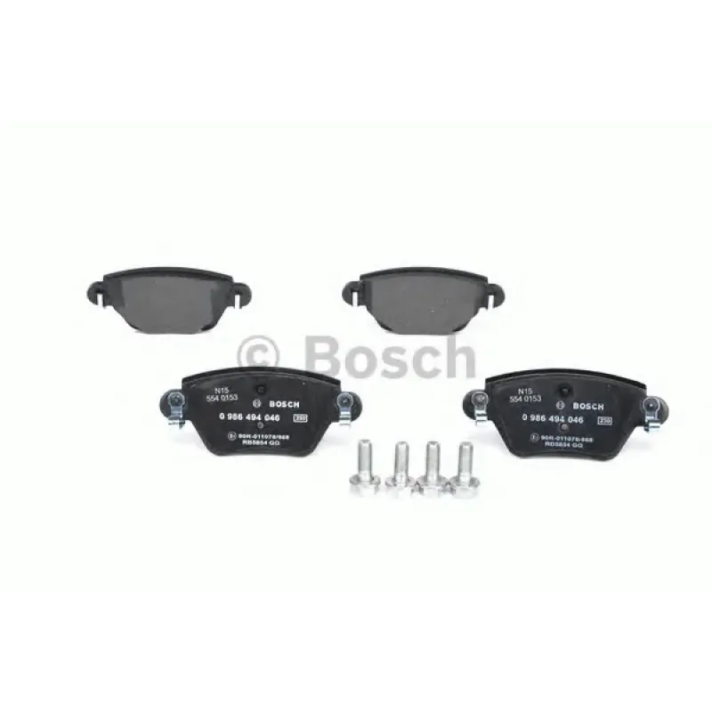 Колодки гальмівні (задні) Renault Kangoo 4x4/Ford Mondeo III 01- (Bosch)