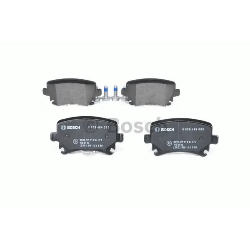Комплект гальмівних колодок (задніх) Audi A3/A4/A6/TT/Skoda Octavia/SuperB/VW Caddy/Golf/Passat B6/Touran 03-