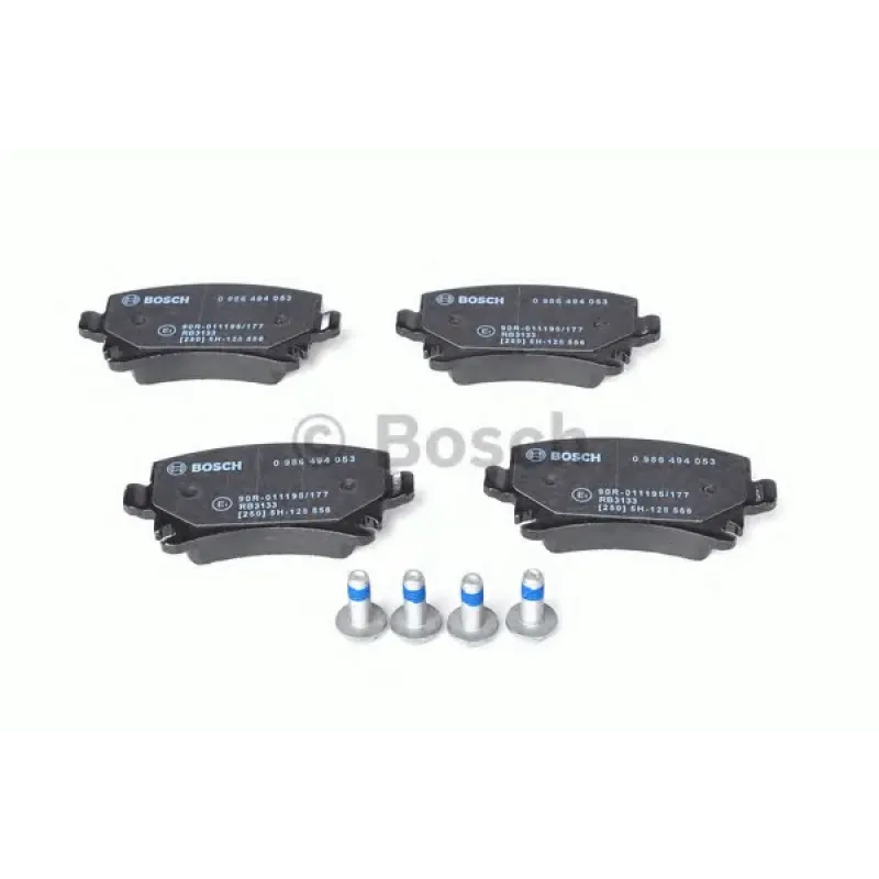 Комплект гальмівних колодок (задніх) Audi A3/A4/A6/TT/Skoda Octavia/SuperB/VW Caddy/Golf/Passat B6/Touran 03-