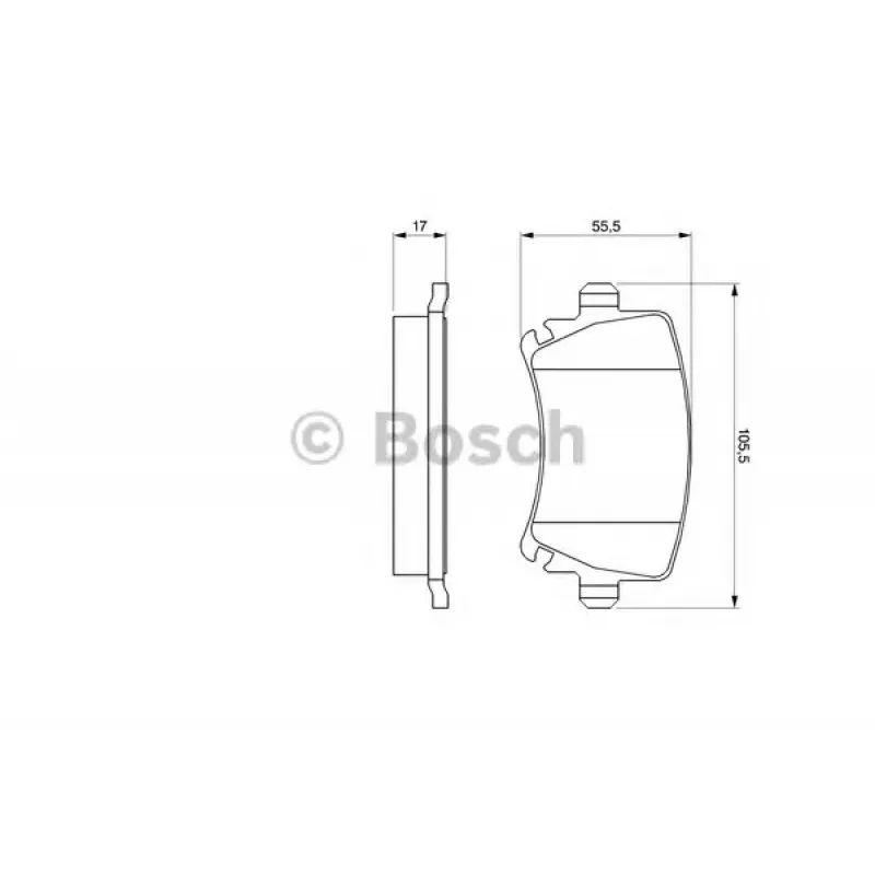 Комплект гальмівних колодок (задніх) Audi A3/A4/A6/TT/Skoda Octavia/SuperB/VW Caddy/Golf/Passat B6/Touran 03-