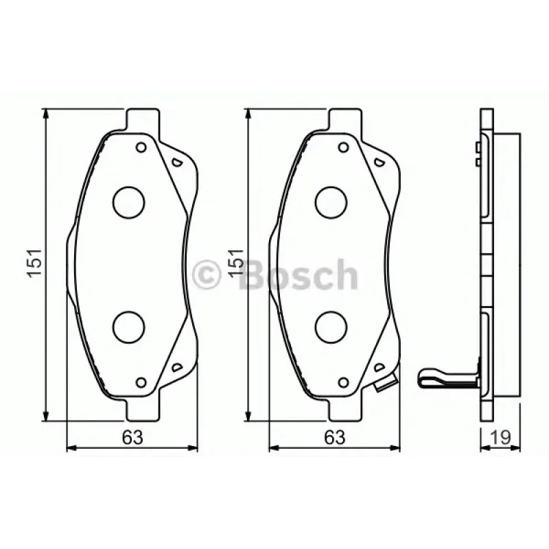 Колодки гальмівні (передні) Toyota Avensis 03-08/Corolla Verso 04-09