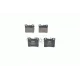 Колодки гальмівні (задні) Peugeot 406 96-04/605 89-11 (+датчики)