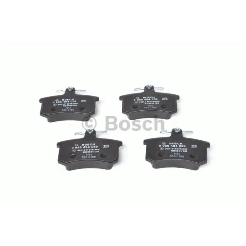 Колодки гальмівні (задні) Audi 80/90 82-96/A4 95-01/A6 94-97/A8 94-02/Fiat Croma 85-96