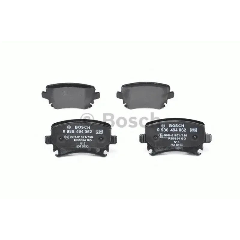 Колодки гальмівні (задні) Audi A3/TT/Skoda Octavia/SuperB/VW Golf 03-