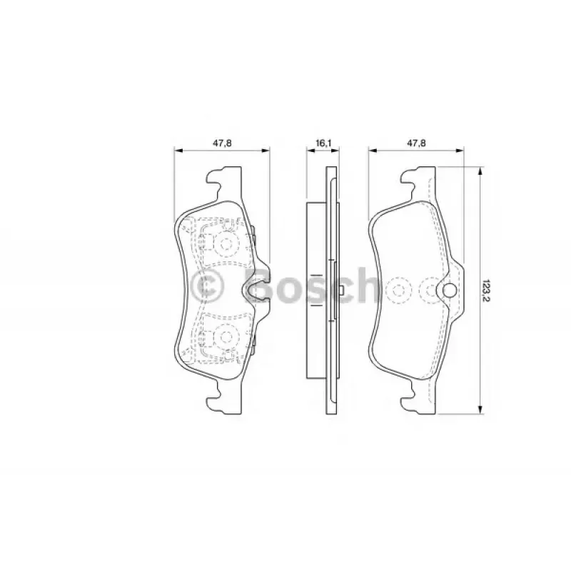 Колодки гальмівні (задні) Mini One/Cooper/Works 01-07