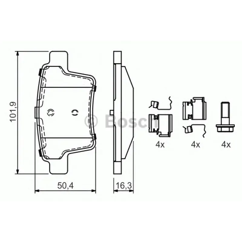 Колодки гальмівні (задні) Ford Mondeo III 00-09/Jaguar X-Type 01-09