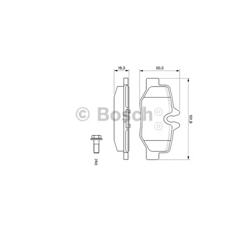 Колодки гальмівні (задні) MB Vito/Viano (W639) 03- (+датчики)