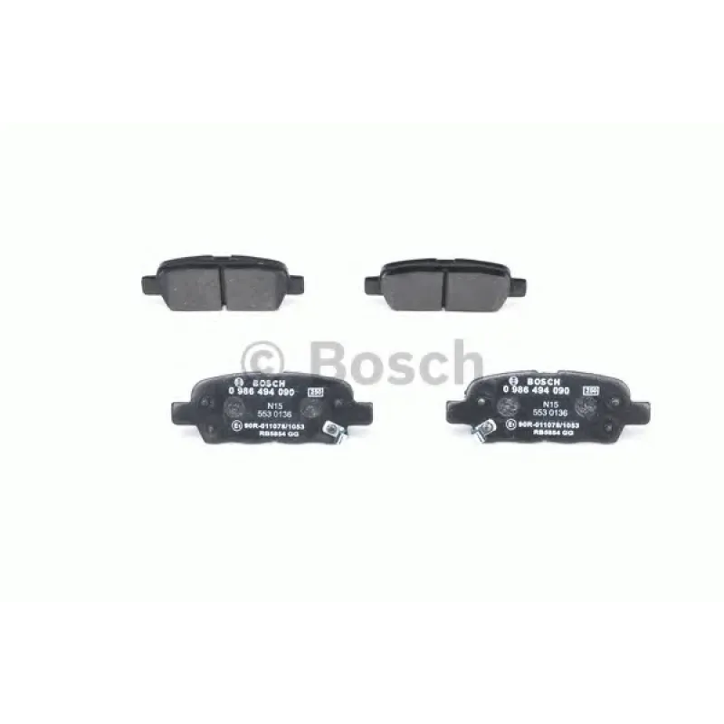 Колодки гальмівні (задні) Renault Koleos/Nissan Juke/Qashqai/X-Trail/Suzuki 08- (Akebono)