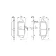 Колодки гальмівні (задні) Renault Koleos/Nissan Juke/Qashqai/X-Trail/Suzuki 08- (Akebono)