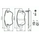 Колодки гальмівні (передні) Opel Corsa D 06-14/Adam 12-19