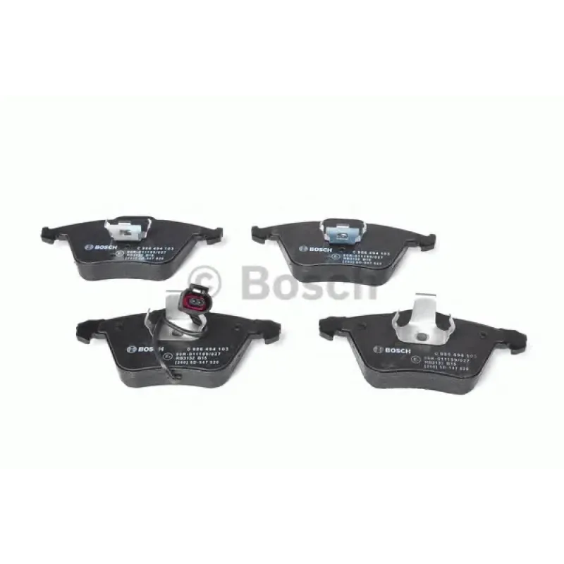 Колодки гальмівні (передні) Audi A3/Seat Leon/Skoda SuperB/VW Golf/Passat 03-15