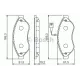 Колодки гальмівні (передні) Citroen Jumper/Fiat Ducato/Peugeot Boxer 06- (+датчик)
