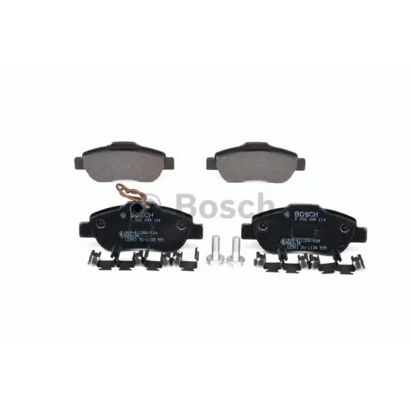 Колодки гальмівні (передні) Fiat Panda 03-/500/500C 07-/Ford Ka II 08-16 (+датчик)