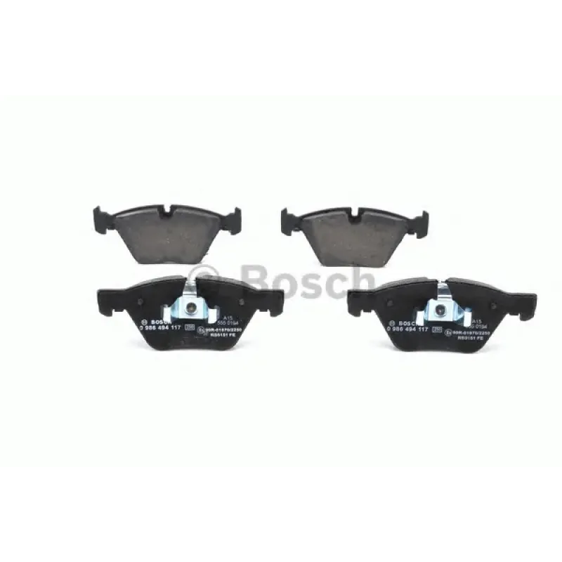 Колодки гальмівні (передні) BMW 1 (E81/E87) 04-12/3 (E90-E93) 05-13/X1 (E84) 11-15