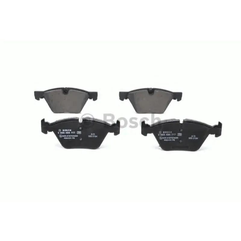 Колодки гальмівні (передні) BMW 1 (E81/E87) 04-12/3 (E90-E93) 05-13/X1 (E84) 11-15