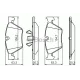 Колодки гальмівні (передні) BMW 1 (E81/E87) 04-12/3 (E90-E93) 05-13/X1 (E84) 11-15