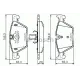 Колодки гальмівні (передні) BMW 3 (E90/E91/E92) 07-13/5 (E60/E61) 03-10/X1 (E84) 09-15