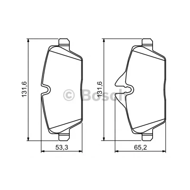 Колодки гальмівні (передні) BMW 1 (E81/E82/E87/E88) 04-13/2 (F45) 14-18