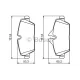 Колодки гальмівні (передні) BMW 1 (E81/E82/E87/E88) 04-13/2 (F45) 14-18