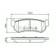 Колодки гальмівні (задні) Chevrolet Lacetti/Nubira 05-/Daewoo Nubira 97-