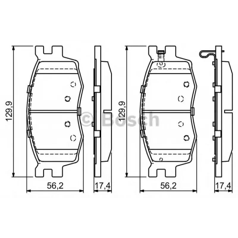 Колодки гальмівні (передні) Kia Rio II 05-/Hyundai i20 08-15/Accent 05-10