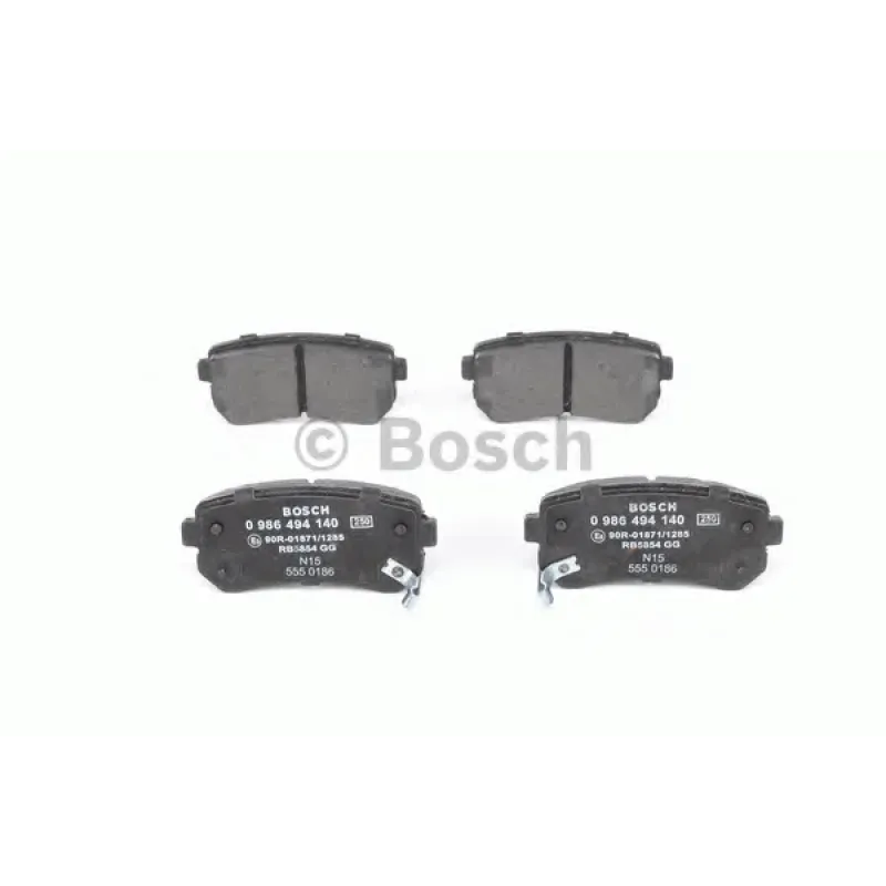 Комплект гальмівних колодок (задніх) Hyundai Accent/I20/I30/Ix35/Sonata/Kia Ceed/Rio/Sportage 1.2-3.3 05-