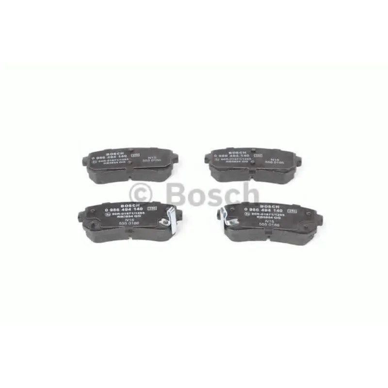 Комплект гальмівних колодок (задніх) Hyundai Accent/I20/I30/Ix35/Sonata/Kia Ceed/Rio/Sportage 1.2-3.3 05-