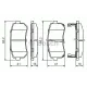 Комплект гальмівних колодок (задніх) Hyundai Accent/I20/I30/Ix35/Sonata/Kia Ceed/Rio/Sportage 1.2-3.3 05-