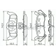 Колодки гальмівні (задні) Jeep Grand Cherokee III/IV 04-/Commander 05-10