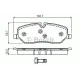 Колодки гальмівні (передні) Land Rover Discovery III/IV 04-18/Range Rover III 02-12/Sport I 05-13