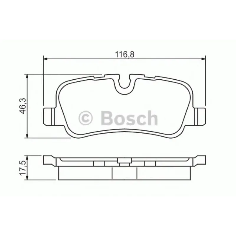 Колодки тормозные (задні) Land Rover Range Rover 02- 