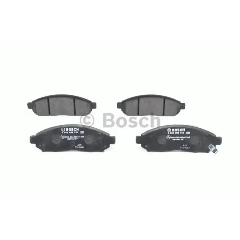 Колодки гальмівні (передні) Nissan NP300 Navara/Pathfinder III 05-