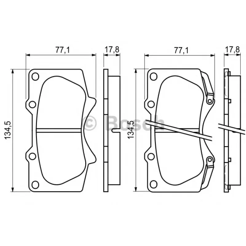 Колодки гальмівні (передні) Toyota Land Cruiser Prado/Hilux 03-/Lexus GX 02-10 (Sumitomo)