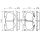Колодки гальмівні (передні) Toyota Land Cruiser Prado/Hilux 03-/Lexus GX 02-10 (Sumitomo)
