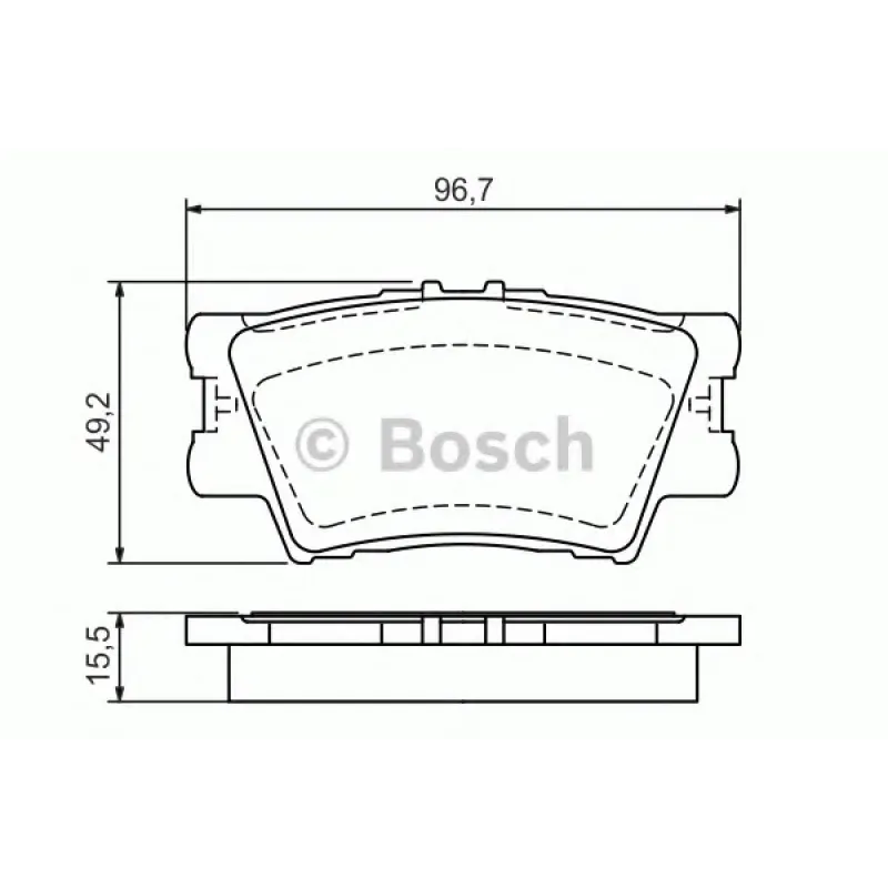 Колодки гальмівні (задні) Toyota Camry/Rav4 IV 05-/Avalon 12-18/Lexus ES 06-18