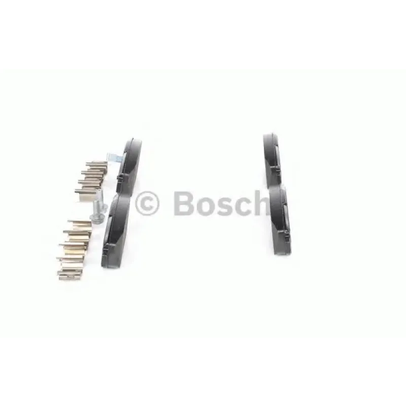 Колодки гальмівні (передні) Fiat 500L/Opel Corsa D 06- (Bosch) (з датчиками)