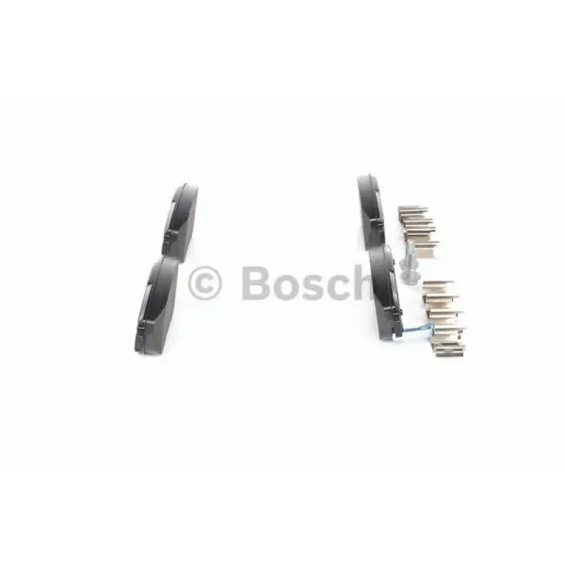 Колодки гальмівні (передні) Fiat 500L/Opel Corsa D 06- (Bosch) (з датчиками)
