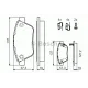 Колодки гальмівні (передні) Fiat 500L/Opel Corsa D 06- (Bosch) (з датчиками)